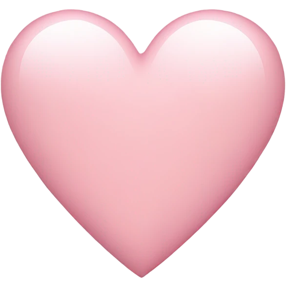 Light pink heart emoji