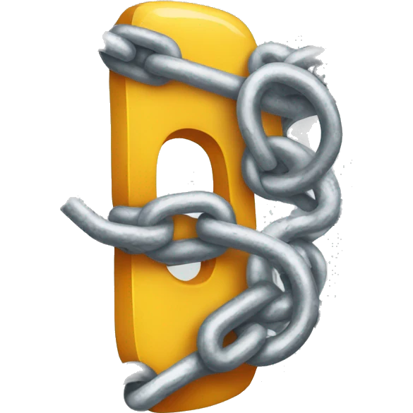 broken chain link emoji