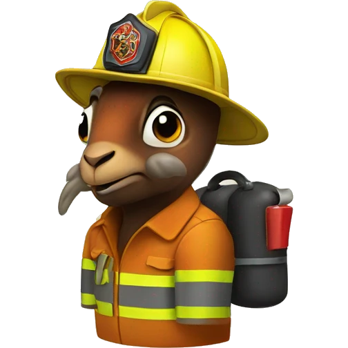 Cock roach firefighter emoji