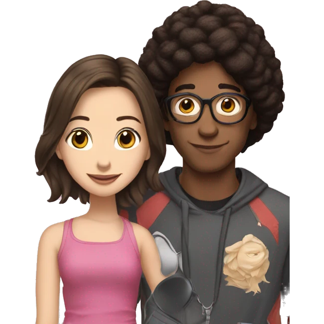 Sasha Spielberg with dj emoji
