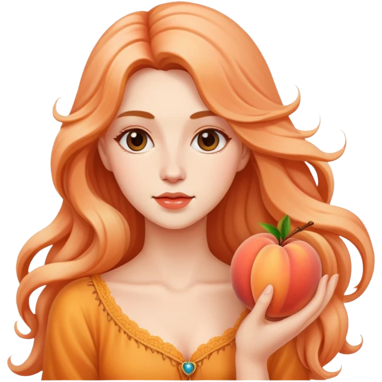 Ласки с персиком emoji