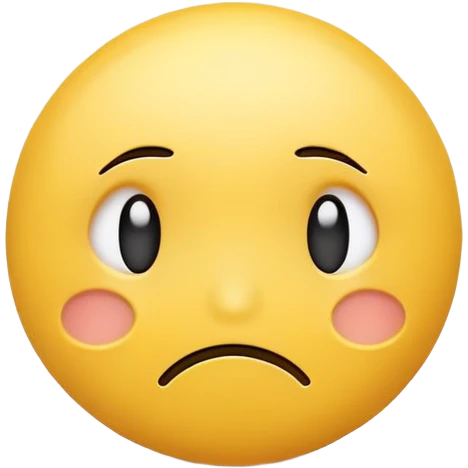 sad cute smiley face emoji