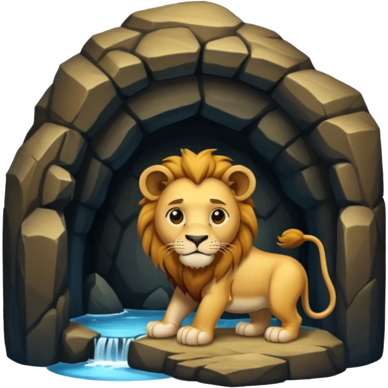 lion's cave emoji
