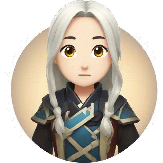 Qiqi from genshin impact  emoji