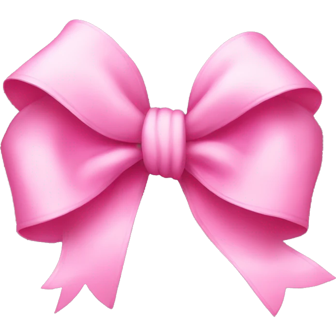 Pink bow emoji