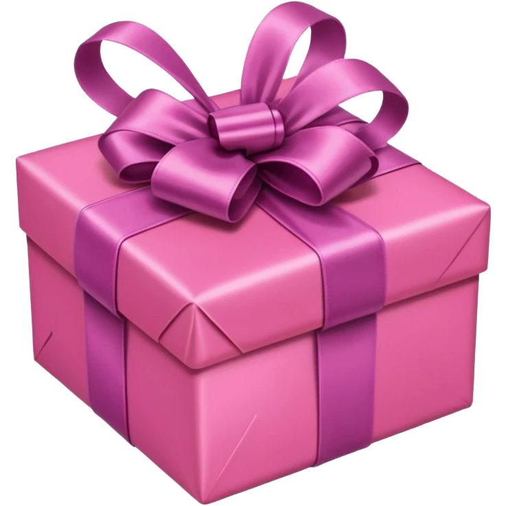 pink gift emoji