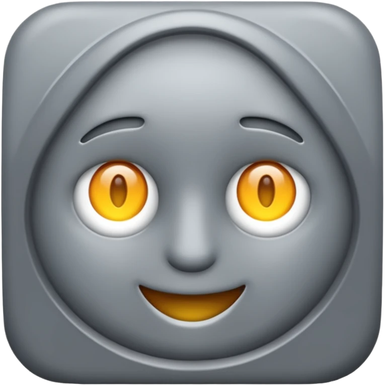 Grey on emoji