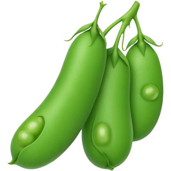 three peas emoji