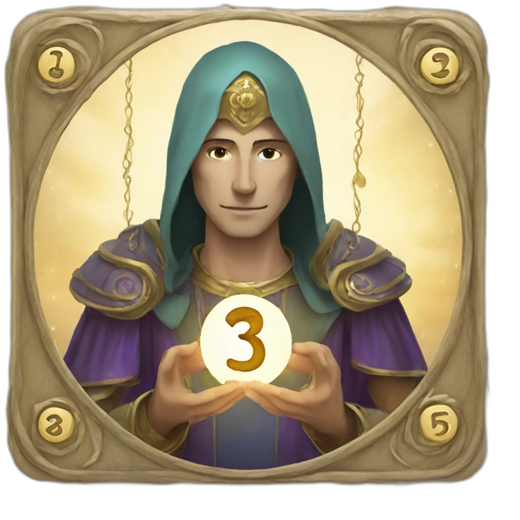 tarot card with number 3 emoji