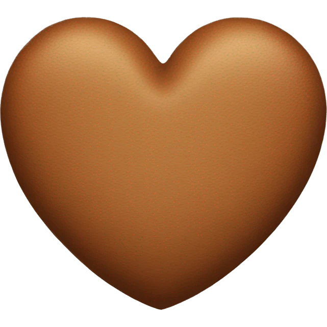 brown heart emoji