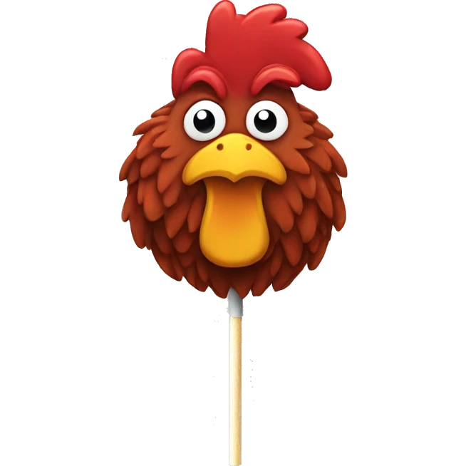 rooster lollipop emoji