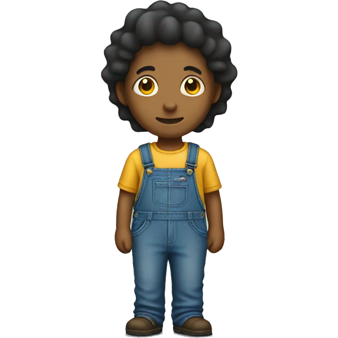 Overalls with no person emoji