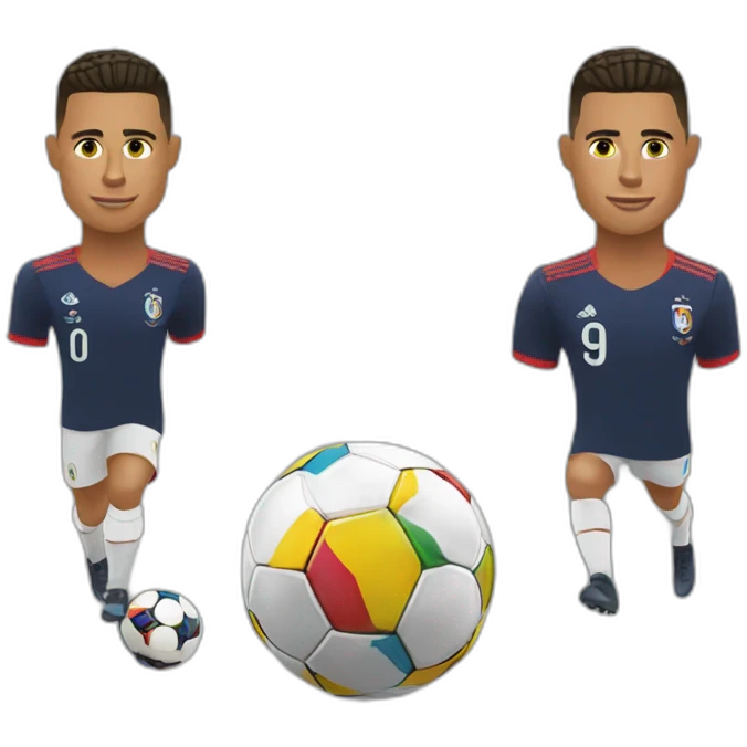 Ronaldo with euro 2024 emoji