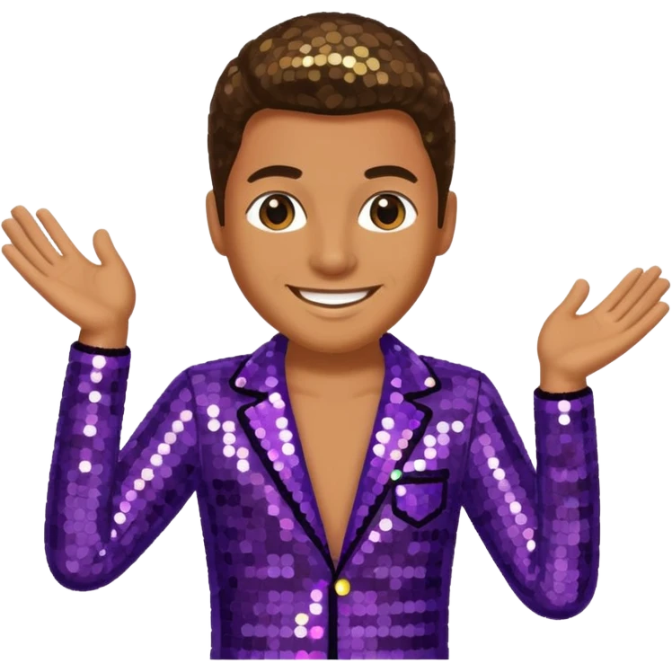 Disco, happy emoji