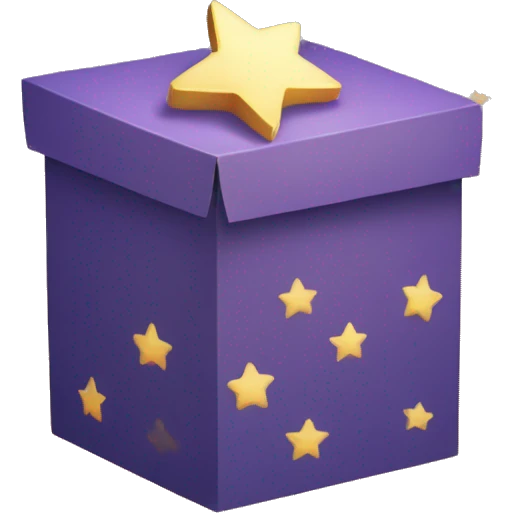 box with stars emoji