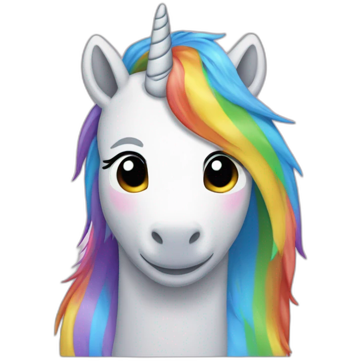 Licorne arc-en-ciel emoji