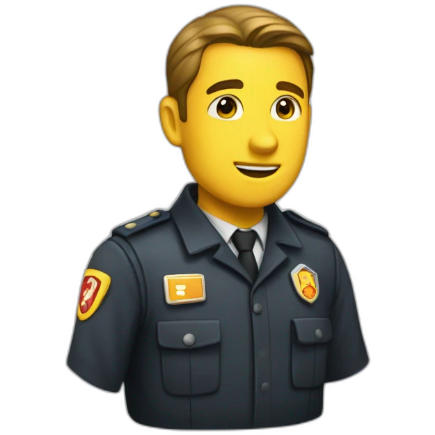 Agent de sécurité incendie emoji