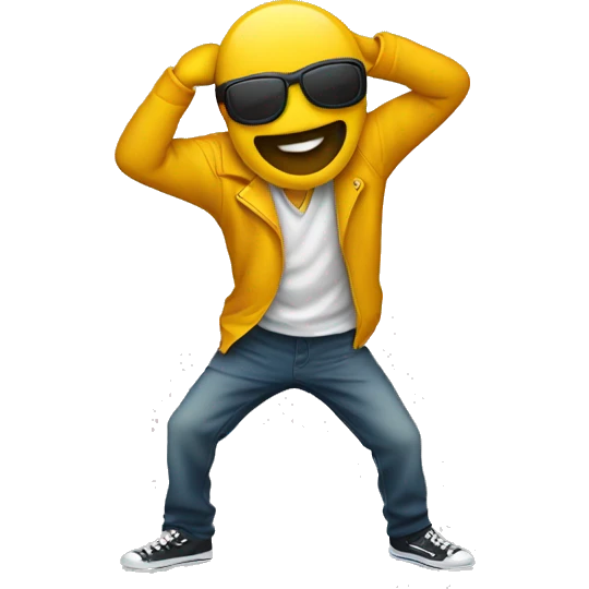 Someone dabbing  emoji