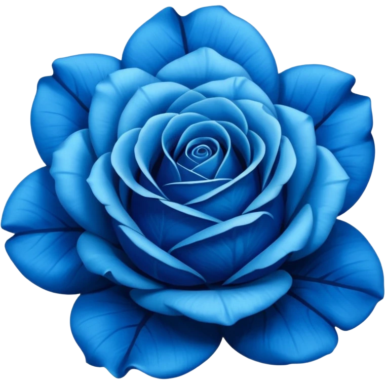 blue rose emoji