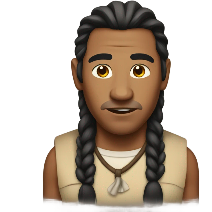 Strong native man emoji
