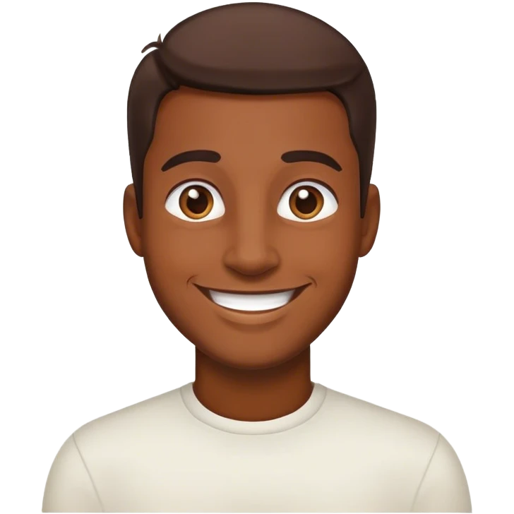 smiling man portrait emoji