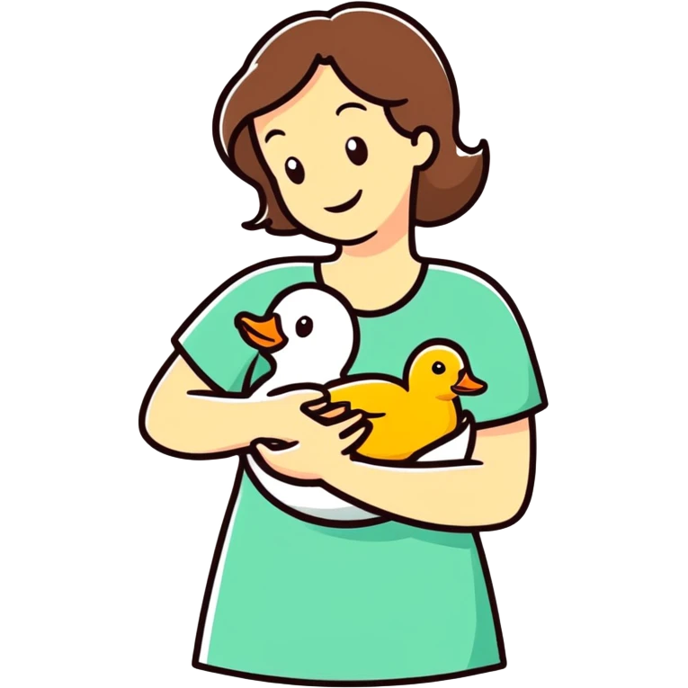 Mom killing duck  emoji