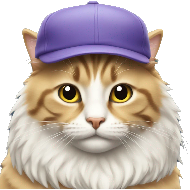 cat with cap emoji