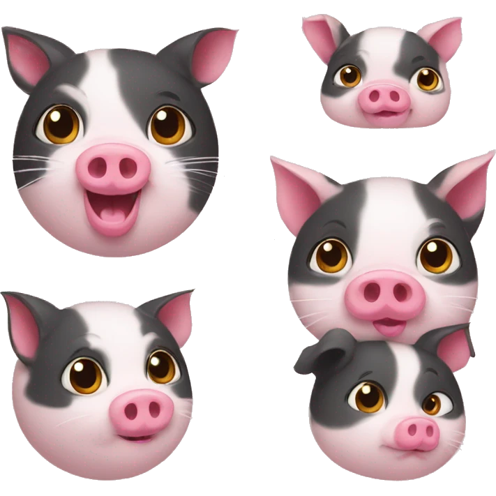 cat&pig emoji
