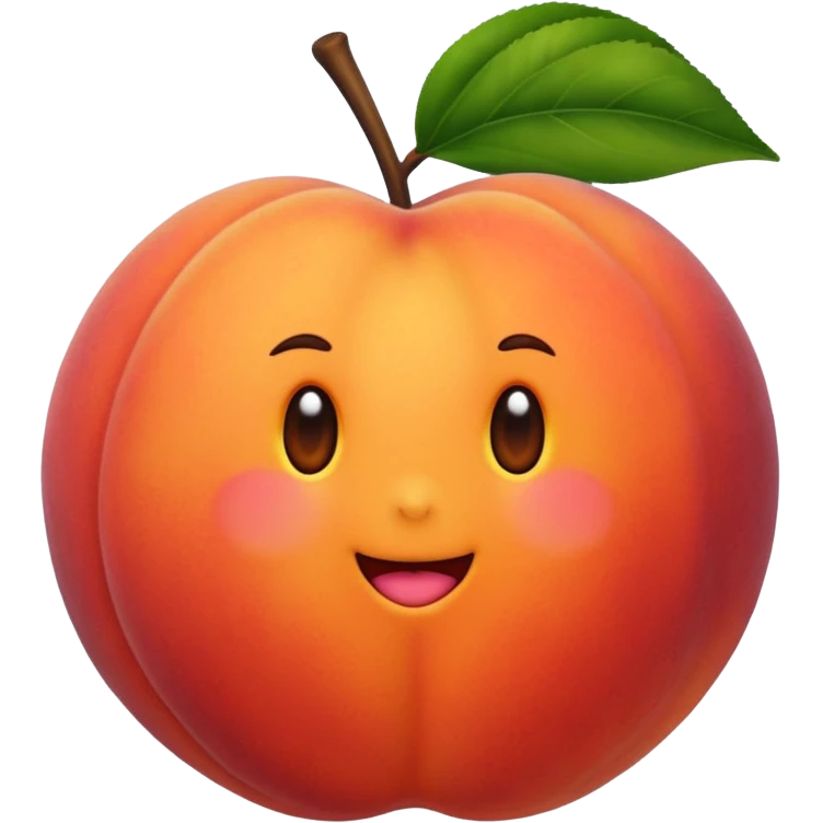 Peach emoji