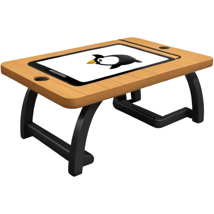Penguin, flipping table emoji
