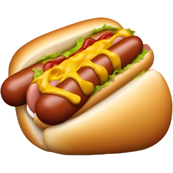 hot dog emoji