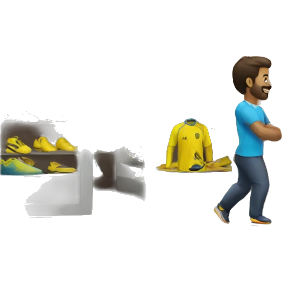 tienda de futbol  emoji