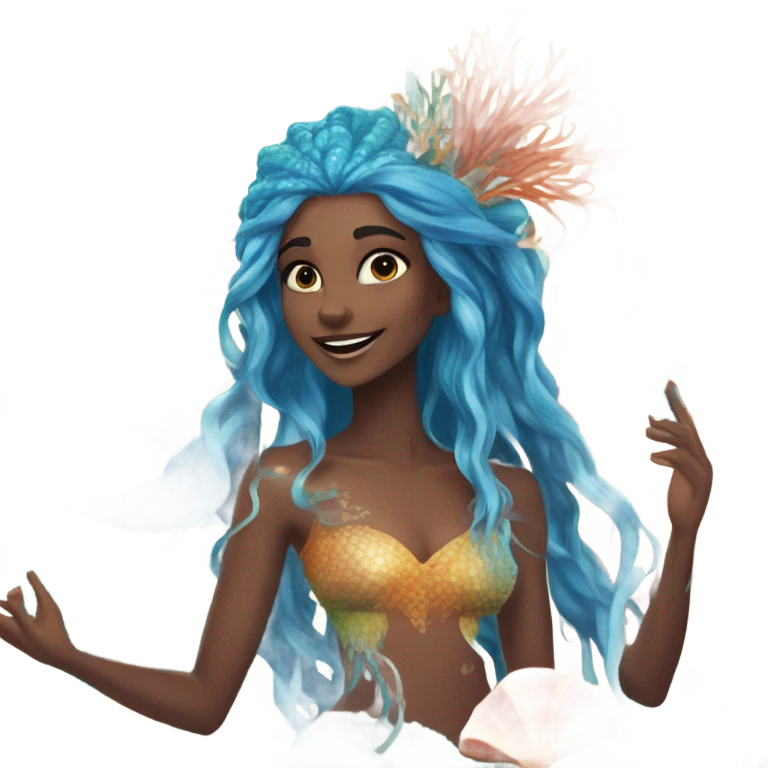 Me and Aviv as mermaids ￼ emoji