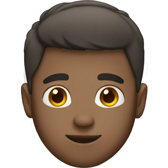 Guy with short hair and a nose ring emoji