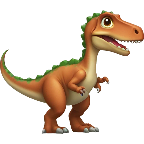 Dinosaurio navideño emoji