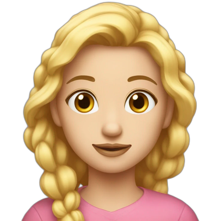 розовая рыба с чипсами emoji