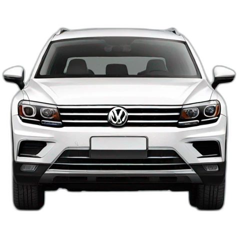 2018 white VW Tiguan emoji