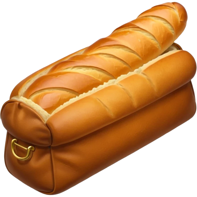 sac avec baguette dedans emoji