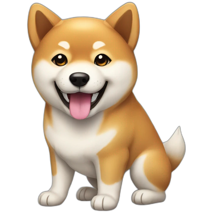 Shiba inu smile emoji