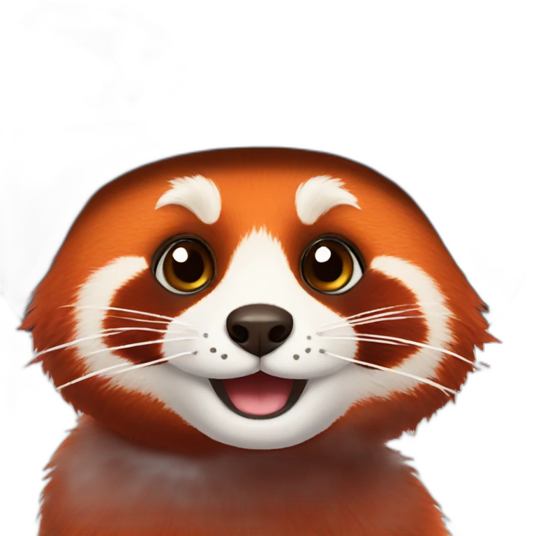 red panda in a hat emoji
