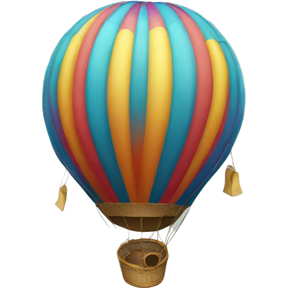 Hot air balloon emoji