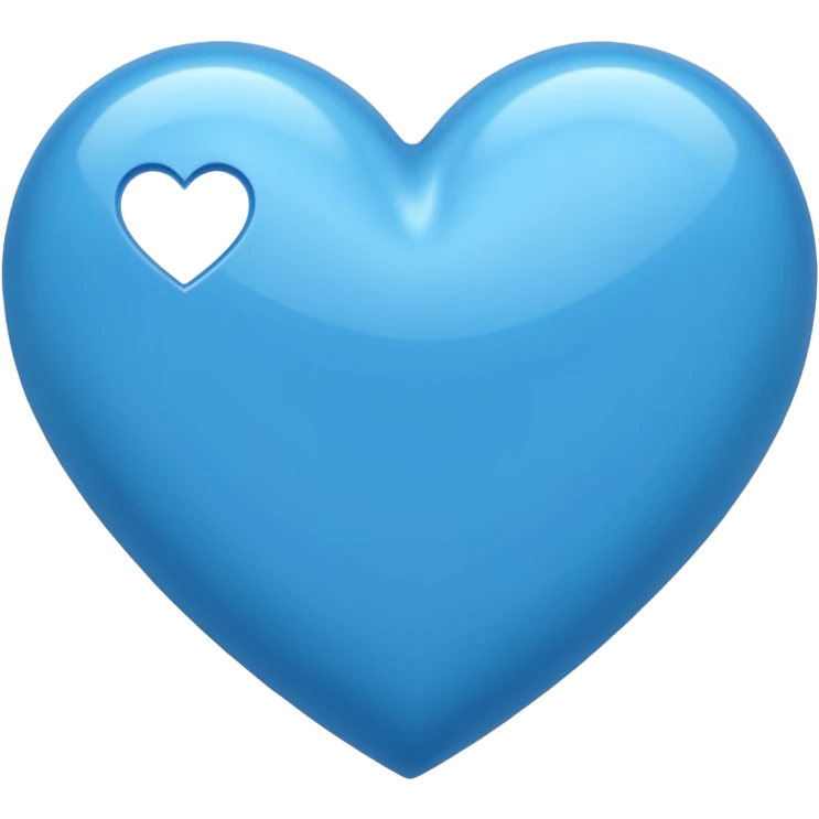 generate a heart using the same blue from this dna strand emoji 🧬 emoji