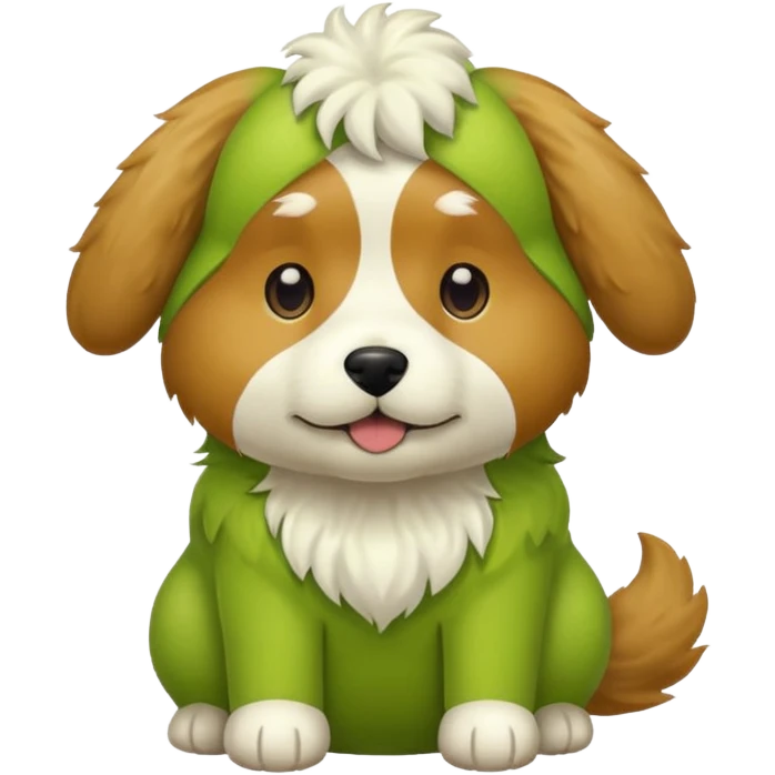Pistachio dog emoji  emoji