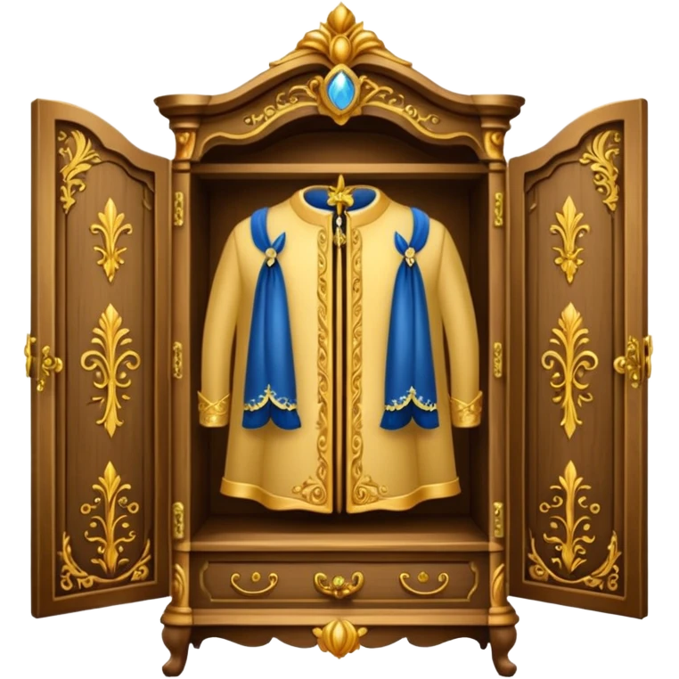 the lady who was turned into a wardrobe by magic, a character from the fairy tale Beauty and the Beast emoji