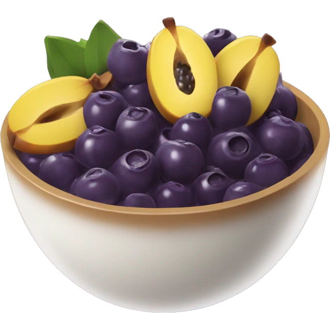 Acai bowl emoji