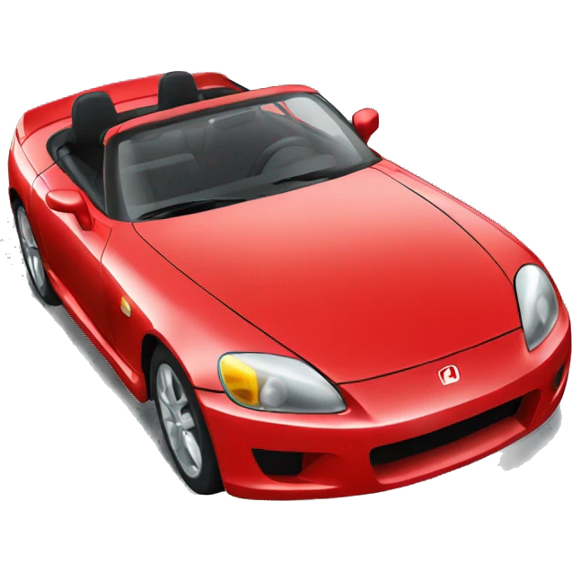 red honda s2000 convertible emoji