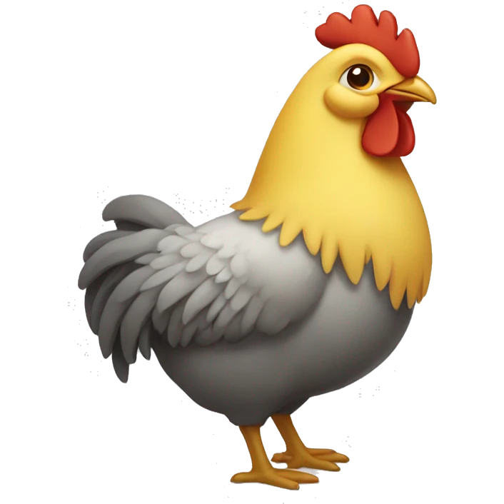 Un pollito amoroso emoji