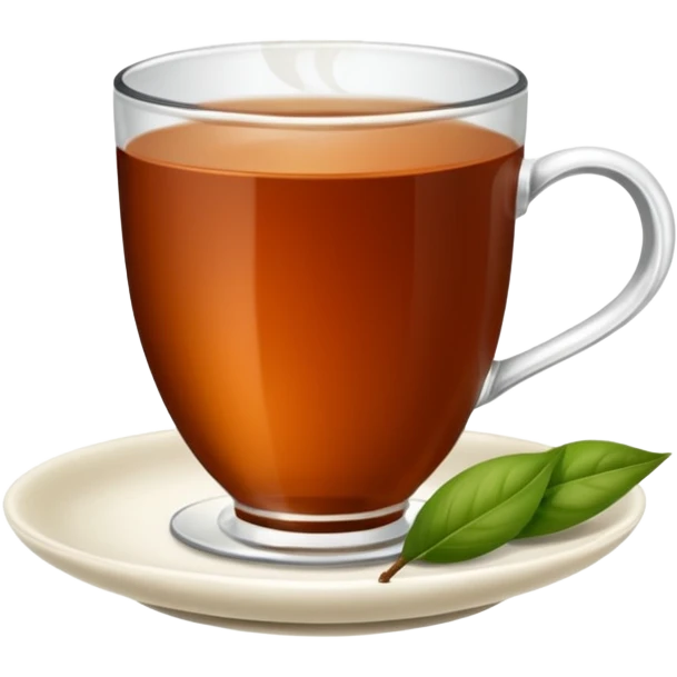 Çay bardağında çay emoji