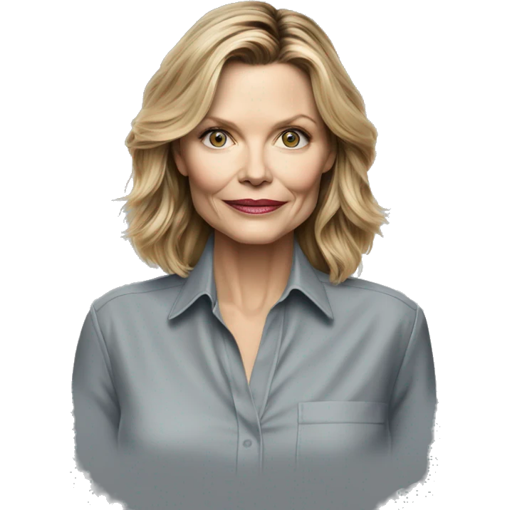 michelle pfeiffer wearing shirt emoji