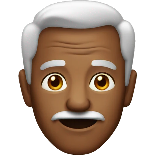 brown old man emoji